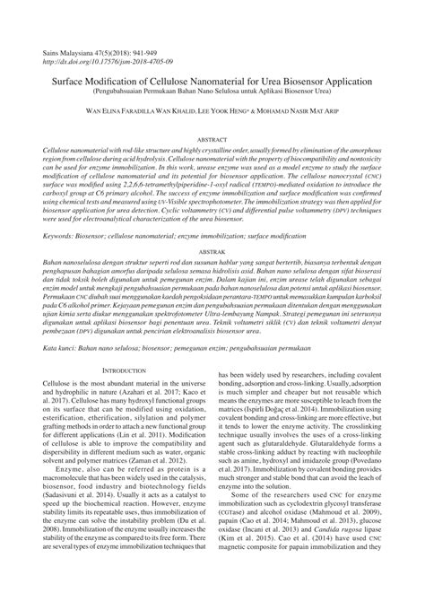cnc urea|Surface Modification of Cellulose Nanomaterial for Urea .
